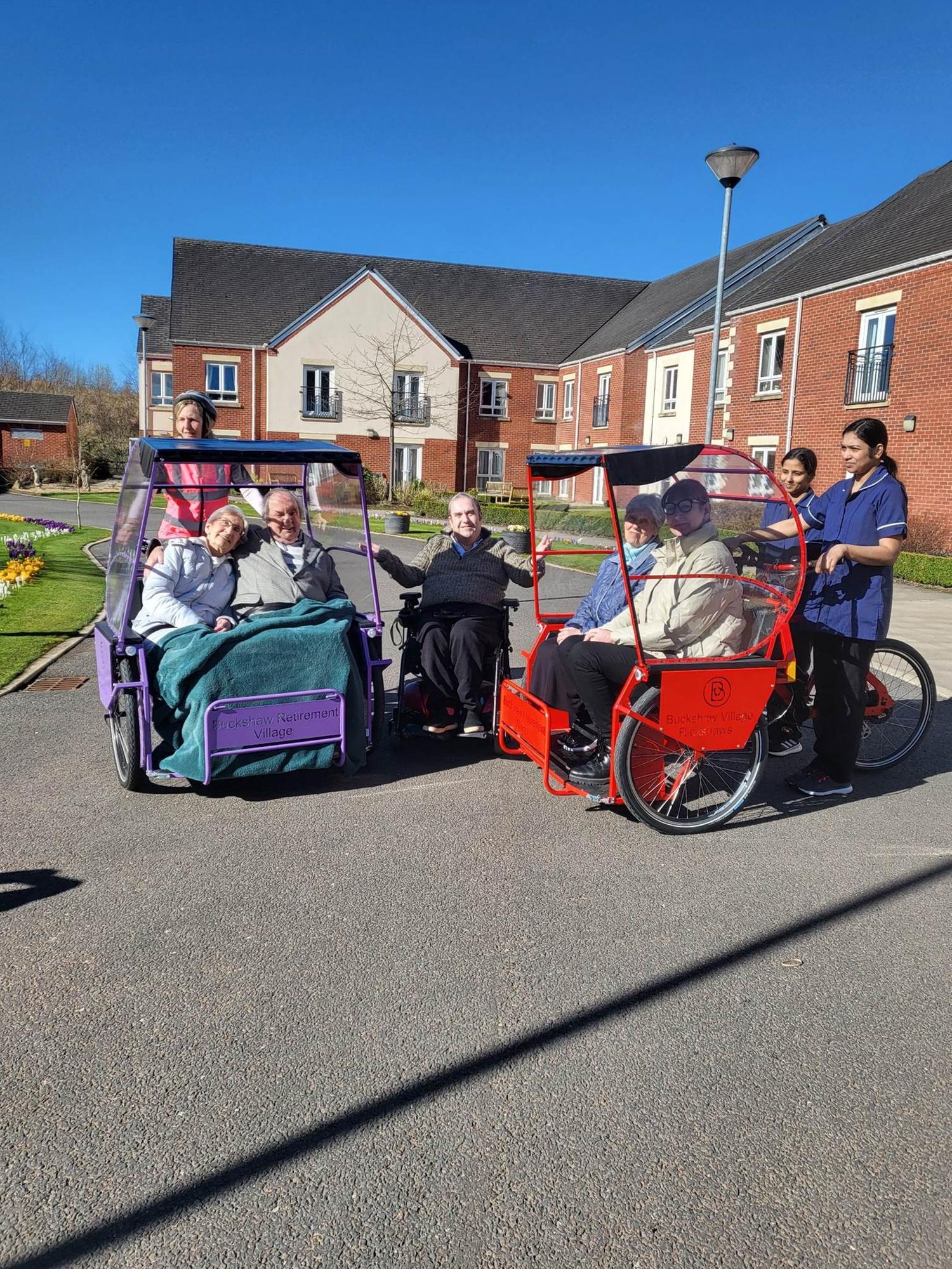 Take a ride on the Buckshaw Village Rickshaws bringing old and young ...