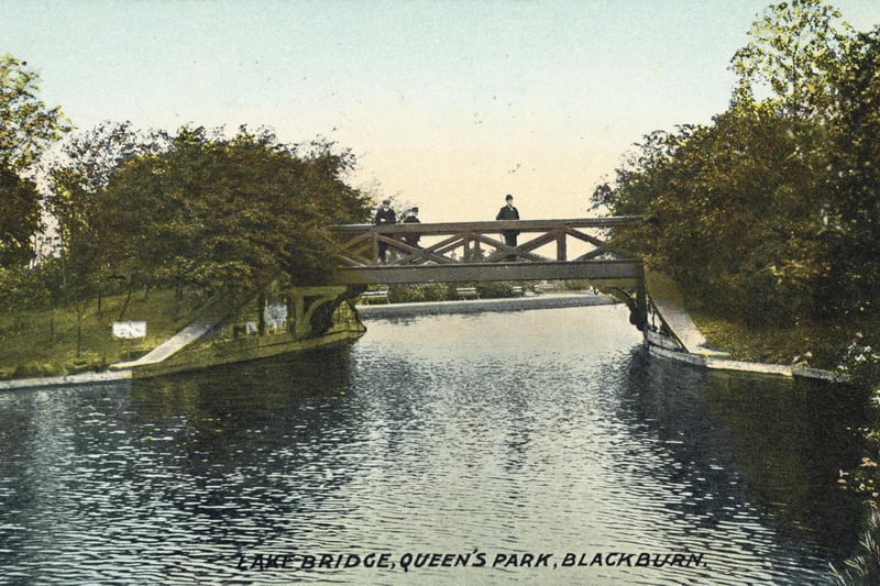 General view looking towards bridge over lake. Nigel Temple Postcard Collection PC07447 (Image date range 1900-1920)