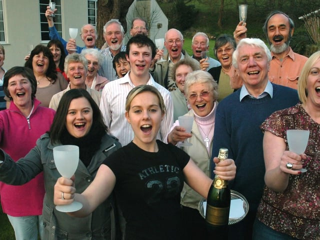 Champagne was the toast from the cast of Die Fledermaus by Johann Strauss II which was being presented by Heysham Operatic Society at the Grand Theatre in Lancaster.