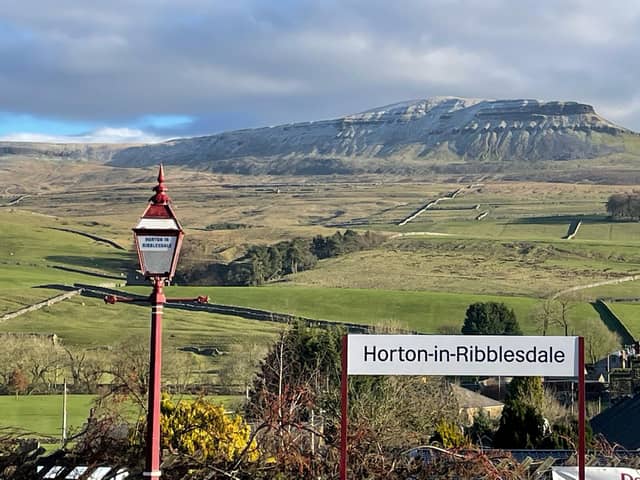 The view from Horton-in-Ribblesdale station, courtesy of the Friends of Settle - Carlisle line.