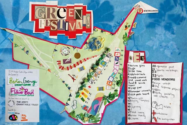 A map of the festival events.