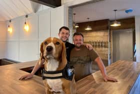 Tom and Andy Coffey at their new micropub and coffee house in Morecambe.