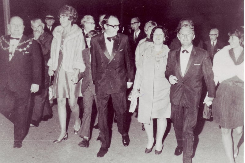 Rare pictures show comedy legend Eric Morecambe visiting Lancaster and ...