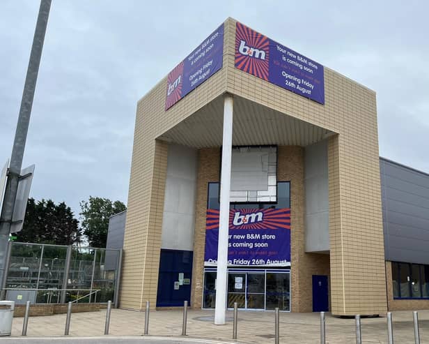 B&M have revealed the opening date of their new store in Morecambe. Picture by Michelle Blade.