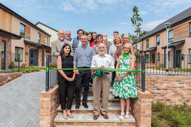 The formal opening of Lune Walk in Halton, Lancaster. Picture: South Lakes Housing