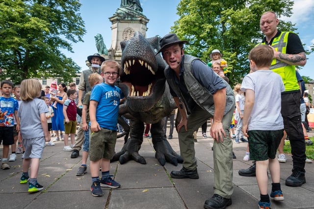 July saw Lancaster BID fill the city centre with dinosaurs as Dino Fest returned bigger than ever before. A successful crowd funding campaign attracted over £17,000 in additional funding which enabled BID to add a programme of school workshops over the two weeks leading up to the event. Almost 600 local primary school children visited Lancaster to learn about Sir Richard Owen and dinosaurs. The main Dino Fest weekend saw a number of new additions including a Dino and Fossil Market, a mobile fossil museum and ticketed events in collaboration with The Dukes. The event is again a finalist in the Small Event of the Year category at the Lancashire Tourism Awards.