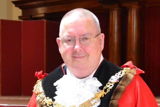 Coun Robert Redfern, pictured when he was mayor of Lancaster in 2016.