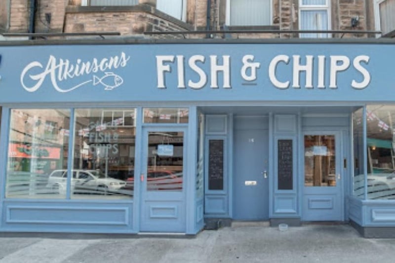 A proud member of the National Federation of Fish Friers. Atkinson's fish and chips are all prepared on site.
16-18 Albert Road, Morecambe LA4 4HB and 255 Lancaster Road, Morecambe LA4 5TJ