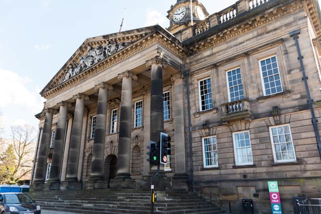 Lancaster Town Hall is one of 18 city council buildings set to be carbon neutral by 2030.