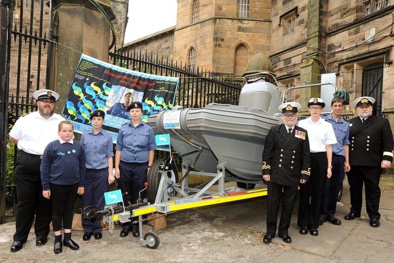 Lancaster Castle hosted a variety of military displays and vehicles to mark Armed Forces Weekend. Pictured are members of Morecambe and Heysham Sea Cadets.