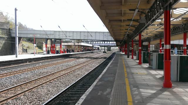 A woman was arrested at Lancaster railway station after police were called for a 'concern for welfare'.