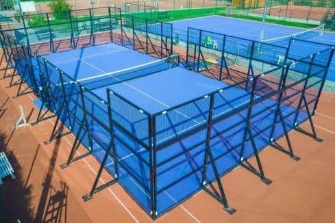 How the padel court could look.