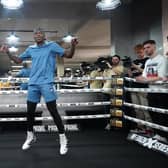 KSI during a media work out at Crystal House, London. Picture date: Wednesday January 11, 2023. PA Photo. See PA story BOXING London. Photo credit should read: James Manning/PA Wire.