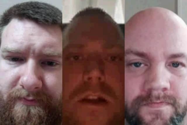 Police have released images of three men they urgently need to identify in relation to an ongoing safeguarding investigation (Credit: West Yorkshire Police)