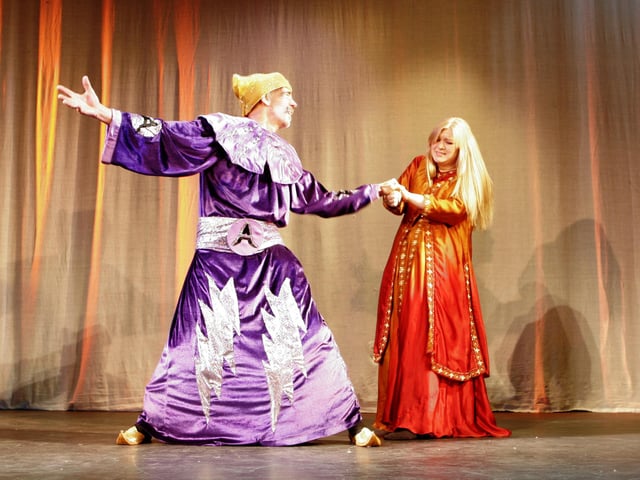 Aladdin at the Grand Theatre, Lancaster.