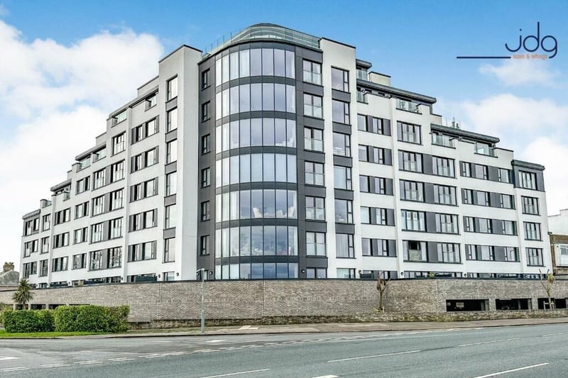 This stunning apartment with wrap around balconies is located in the prestigious Broadway One.