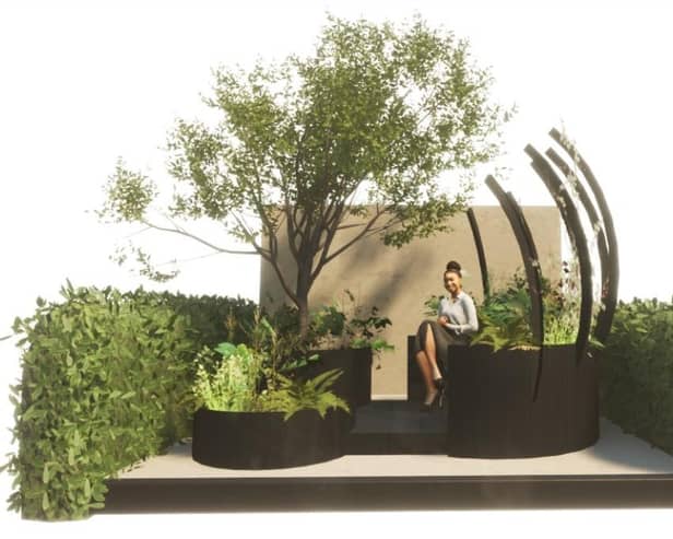 Sonja Kalkschmidt will showcase Sanctum in the container gardens category at this year's Chelsea Flower Show.