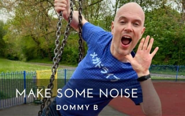 Come and make some noise with Dommy B at special children's show in Lancaster this half term.