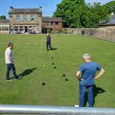 Enjoying a game of bowls at Luneside and Rosebank Bowling and Recreation club