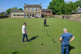 Enjoying a game of bowls at Luneside and Rosebank Bowling and Recreation club