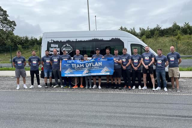 Team Dylan ready to set off.