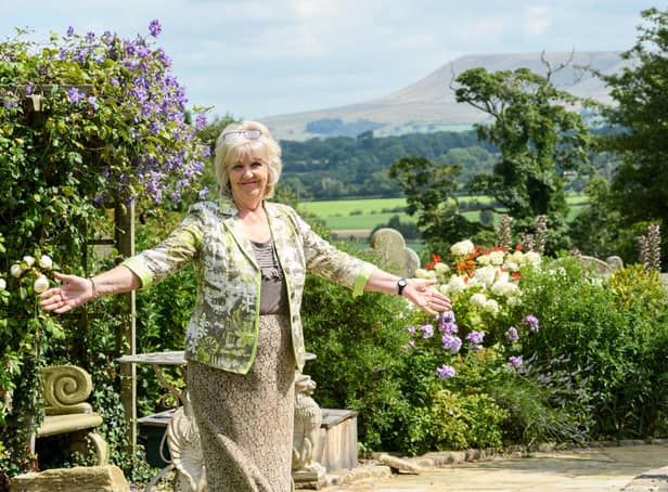 Keen gardener Jean Kay designed the gardens at Great Mitton Hall after she and husband Ken moved there 13 years ago          Photo: Kelvin Stuttard