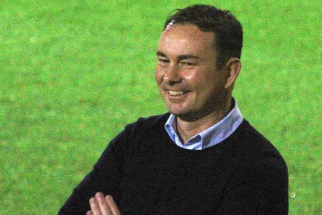 Morecambe manager Derek Adams is getting ready for a busy week ahead Picture: Michael Williamson