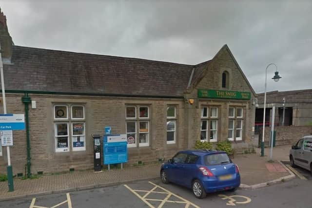 The Snug micropub at Carnforth railway station. Picture from Google Street View.