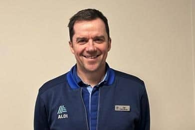 Tim is celebrating 20 years working for Aldi.