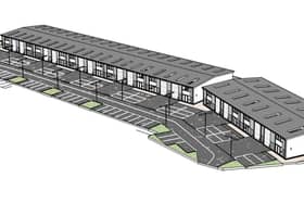The scheme would provide 35,800 sq ft of industrial space across two buildings.