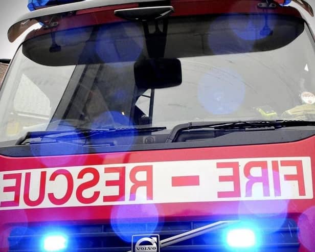 Two fire engines attended the scene.