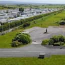 Land is for sale either side of Natterjack Lane next to the Middleton Towers complex in Middleton, near Morecambe. Picture courtesy of Auction House North West.