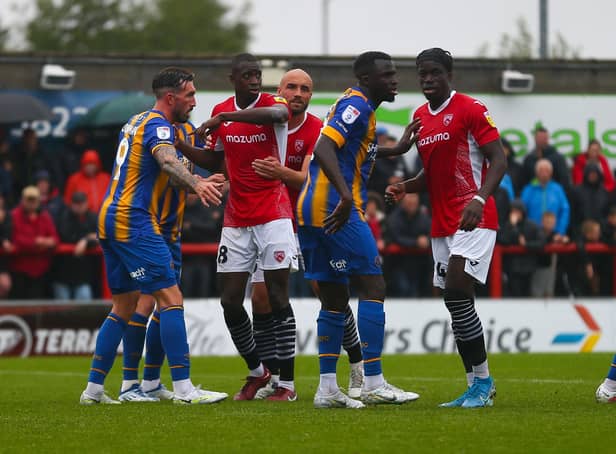 Morecambe had a goalless draw against Shrewsbury Town last weekend Picture: Jack Taylor/Morecambe FC