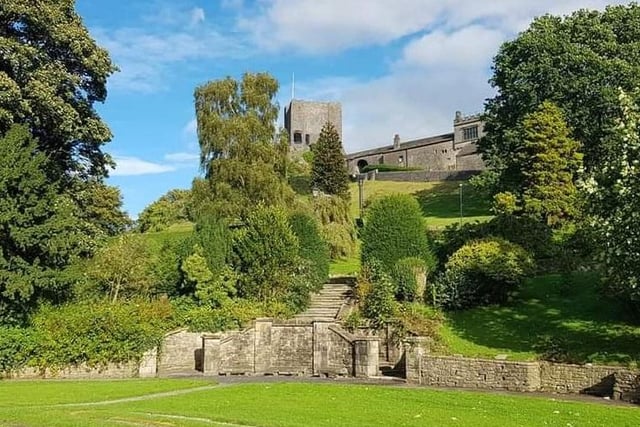 Take a stroll around the grounds of Clitheroe Castle - beautiful on a sunny day!