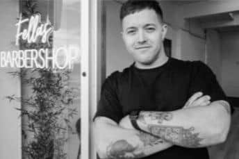 Local barber Ryan Wallace is opening a new bar and barber shop in the former GoBurrito restaurant in Morecambe. Picture from Ryan Wallace.