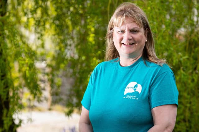 Jo Towers is raising money for Papyrus after her son Michael's suicide eight years ago. Photo: Kelvin Stuttard
