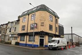 Work is continuing at The Bath in Morecambe ahead of its reopening.