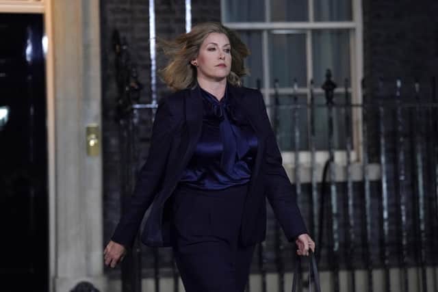 Newly installed Leader of the House of Commons Penny Mordaunt leaving Downing Street, London, after meeting the new Prime Minister Liz Truss. Picture: PA