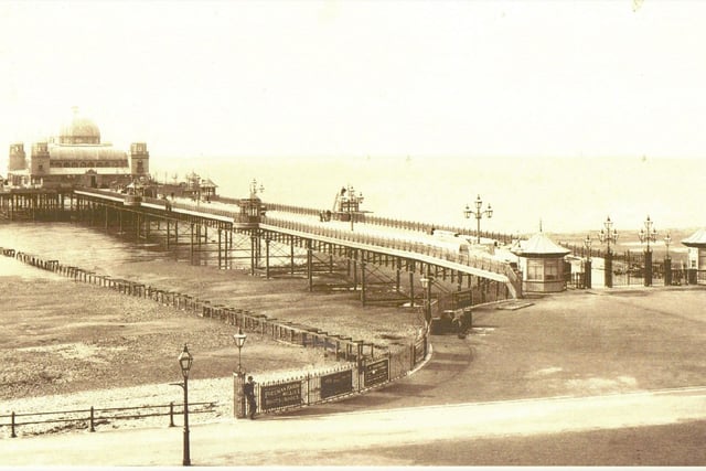Morecambe's West End Pier pictured in 1896
