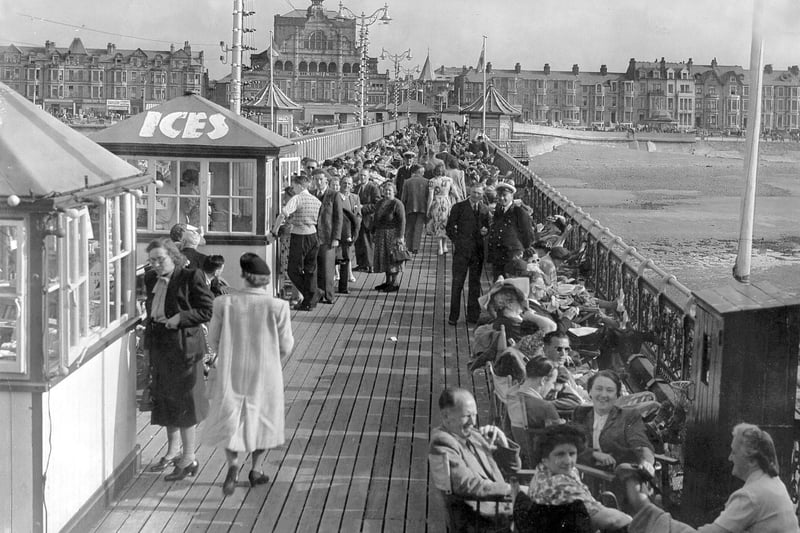 West End Pier in Morecambe.