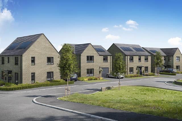 A CGI of how the new Taylor Wimpey homes might look.