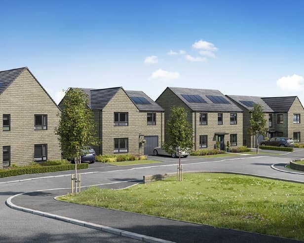 A CGI of how the new Taylor Wimpey homes might look.
