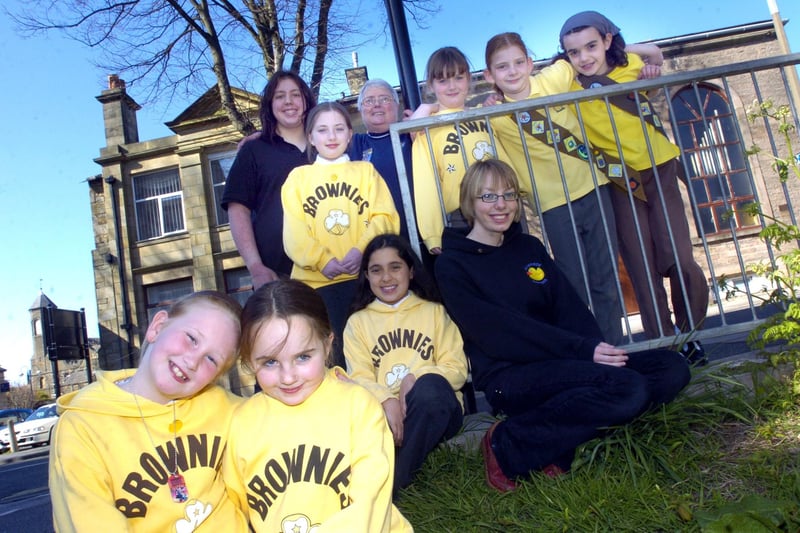 4th Lancaster St Peter's Brownies pictured outside their HQ in Nelson Street.