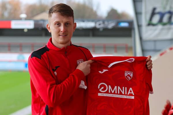 Barrow AFC striker Ged Garner has joined Morecambe on loan Picture: Morecambe FC