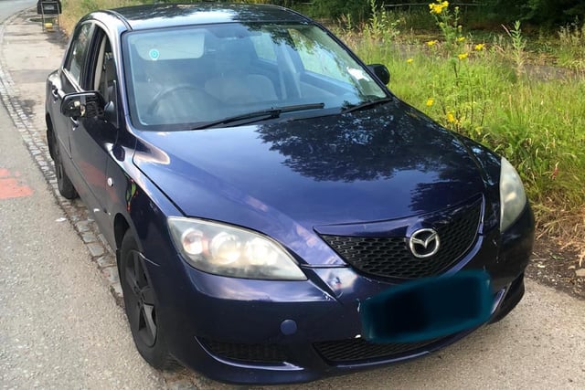 This Mazda drew the attention of patrols in Darwen on Tuesday.
An office said: "‘Coppers nose’ struck again as it drove off at speed and was pursued. It became trapped in some roadworks and was boxed in enabling the driver to be detained.
"Turns out the driver was disqualified with no insurance."