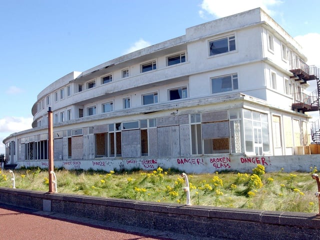 A derelict Midland Hotel pictured in 2002.