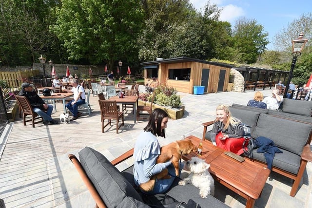 The Royal at Heysham began life in the 16th century as a grain store before being transformed into a pub a century later. It has a stunning outdoor seating area with settees and an undercover heated space, making it welcoming for all the family - including dogs!