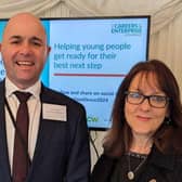 Lancaster and Morecambe College’s Principal, Daniel Braithwaite, and head of Engagement, Victoria Carter, were invited to attend the event in London.