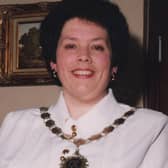 Judith Jones as Town Mayor of Carnforth.