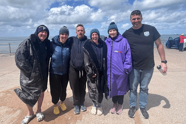 From left: Dave McGuin, Kathrine Muller Jones, Oliver Little, Sarah Harper, Jamie Sawyer-Merchant and Finbarr O’Sullivan-Greene.